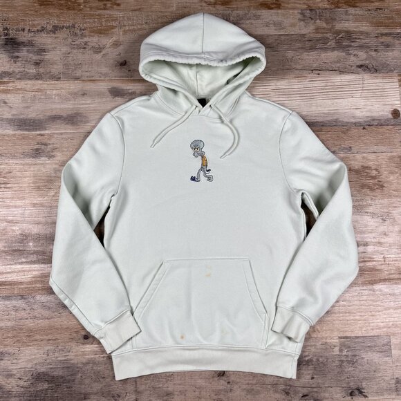 H&M Mint Green Spongebob Squidward Hoodie Size Small - Picture 1 of 6